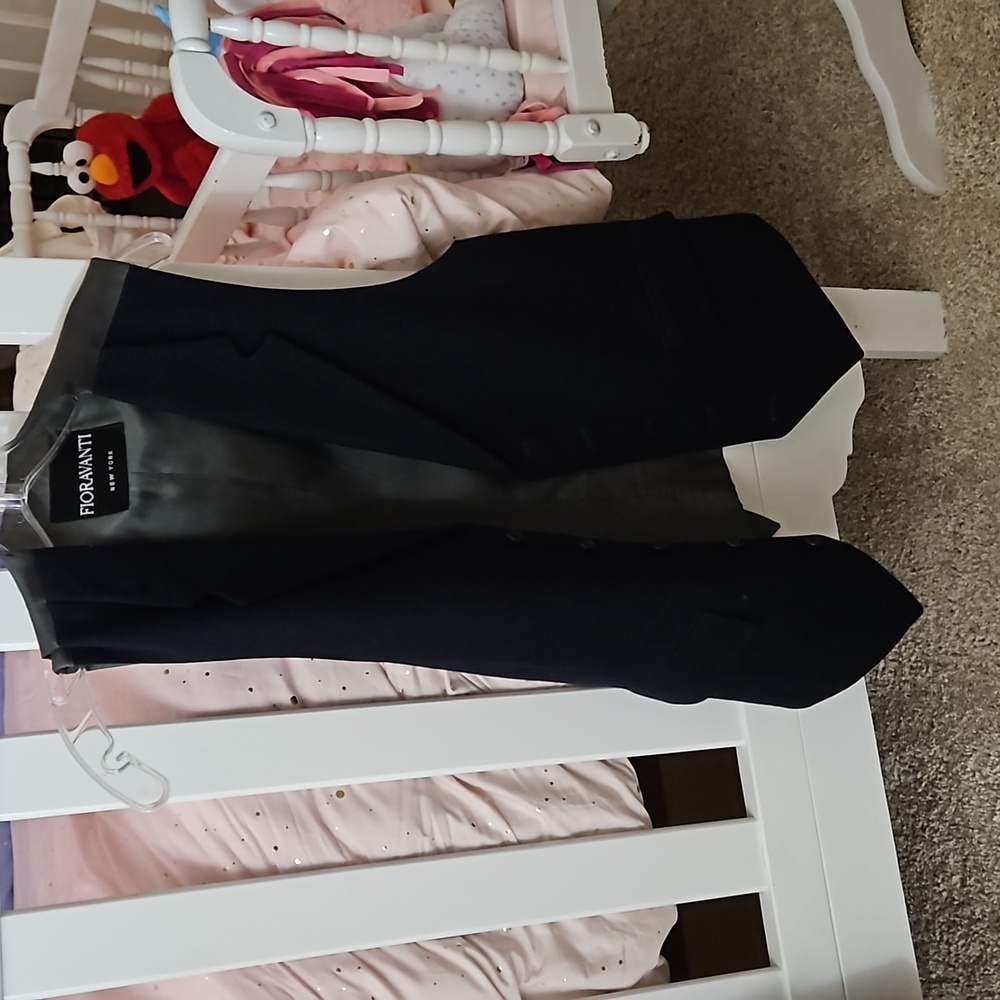 Black Men's Dress Vest